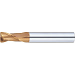 TSC series carbide radius end mill, 2-flute stub model