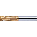 TSC series carbide radius end mill, 2-flute / short model