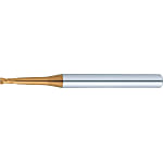TSC series carbide tapered neck radius end mill, 2-flute / tapered neck model
