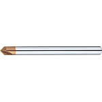 TS coated carbide chamfer, V grooving end mill, 2-flute / long shank model