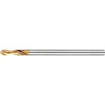TS coated carbide chamfering end mill, 2-flute / 15° spiral