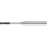 Diamond Coated Carbide Ball End Mill for Graphite Machining, 2-Flute / Stub, Long Neck Model (for Deep Ribbing)