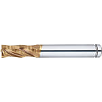 AS Coated Powdered High-Speed Steel Roughing End Mill, Short, Center Cut