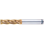 AS Coated Powdered High-Speed Steel Roughing End Mill, Regular, Center Cut