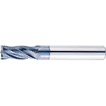 TiCN Coated Powdered High-Speed Steel Roughing End Mill, Short, Center Cut