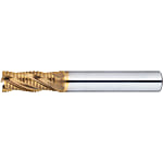 AS Coated High-Speed Steel Roughing End Mill, Short, Center Cut
