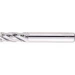 High-Speed Steel Roughing End Mill, Short, Center Cut / Non-Coated Model