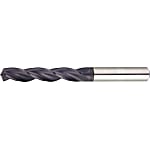 TiAlN Coated Carbide Drill for Cast Iron Machining, 3-Flute / Regular