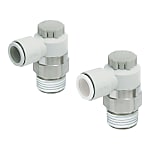 Speed Controller With Quick-Connect Fitting, Push-Lock Type, Elbow/Universal Type AS Series