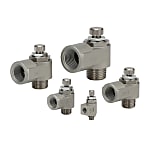 AS*2 / 4*0, Speed Controller, Standard, Metal Body Elbow Style (Metric)