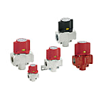 3-Port Valve for Releasing Residual Pressure With Keyhole (Single Action) VHS20/30/40/50