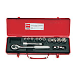 Socket Wrench Set 13 Pcs., 28 Pcs. (Square Socket 12.7 mm)