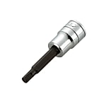 Hex Bit Socket (9.5 mm Insertion Angle, Inch Size)