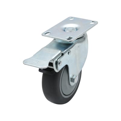 Economy TPR Swivel Caster with Stopper