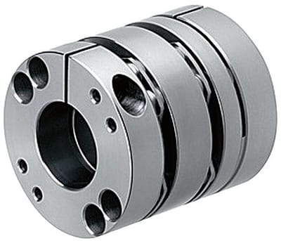 Metric 45mm Length Ruland MSPC-12-12-SS Two-Piece Clamping Rigid Coupling with Keyway 12mm Bore B Diameter 12mm Bore A Diameter 29mm OD 4mm x 4mm Keyway Width Stainless Steel 