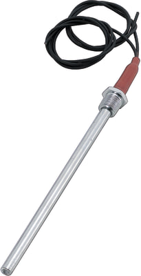 Sheathed Heaters for Liquid Heating - Straight, One Terminal