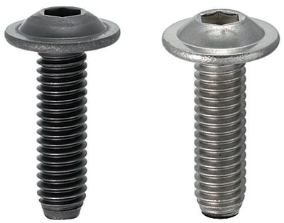 Button Flange Socket Head Cap Screw Stainless Steel 1/4-20 x 1 Qty 100 
