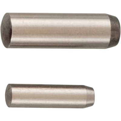 Dowel Pins - Straight, Undersized, One End Chamfered, One End Radiused, h7  Tolerance, MISUMI