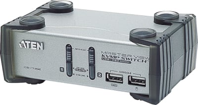 USB機器接続VGA対応小型KVMスイッチ（2ポート・4ポート）