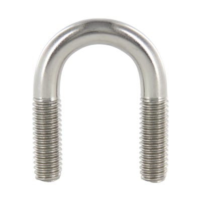 Collier de serrage pour tuyaux en métal NORMACONNECT® M8 U-Bolt - en acier  galvanisé - vis M8 - Ø diamètre 25 à 95 mm