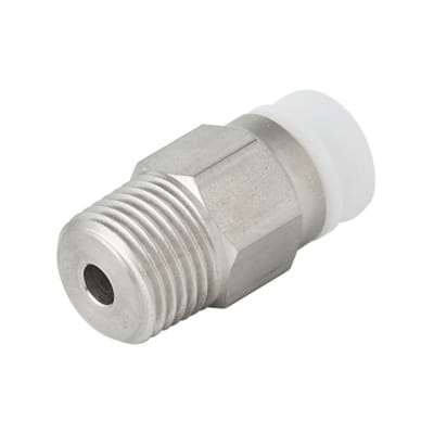 10 Pieces 1/4" OD Tube Union Push to connect one touch fitting 