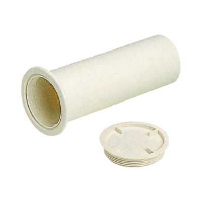 エアコン　貫通スリーブ　50個／箱　勾配付き 楽天市場】関東器材 【ケース販売特価50個セット】つば付
