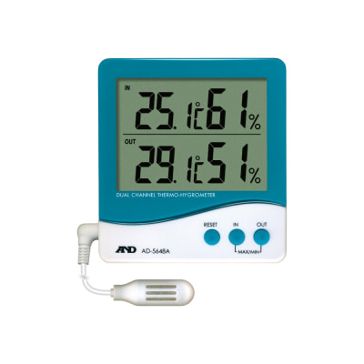 Innen-/Aussen Thermometer mit JUMBO Anze, Digitalthermometer (Labor), Thermometer, Hygrometer (Zubehör, Labor), Gerät (Labor), Labormaterial,  Labortechnik, Fisher Scientific Verbrauchsmaterial