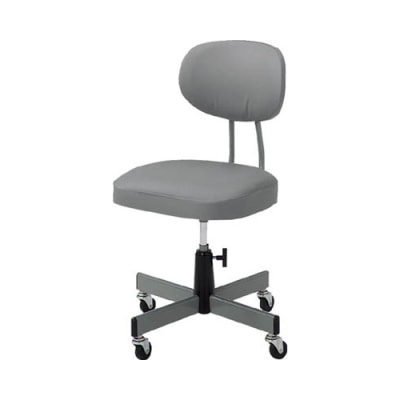 【グリーン】 法人限定 付き添い用チェア 肘なし ビニールレザー張りチェア 軽応接椅子 1人掛けチェア 病室 施設 MWC-810SV りなのでお