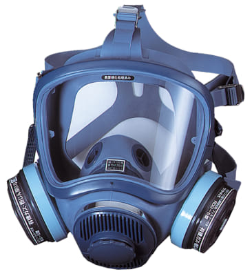 1721HG-02 | 防塵機能付き直結式小型防毒マスク サカヰ式1721HG-02型