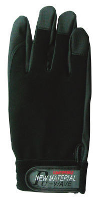 K-18-BK-L | 合皮手袋 ピーユーウェーブ | おたふく手袋 | ミスミ 