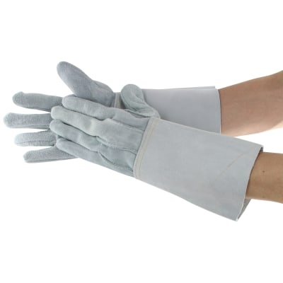 split leather gloves