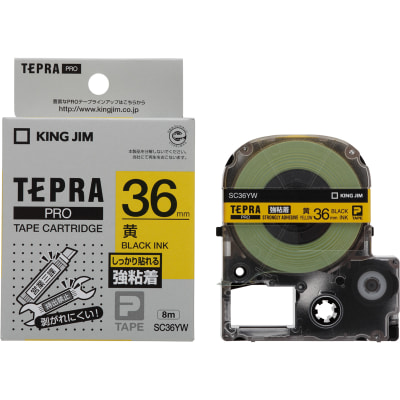 Tepra PRO Tape Highly Adhesive Label | KINGJIM | MISUMI South East