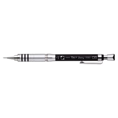 Zebra Mechanical Pencil, Tect 2Way, 0.5mm, Black (MA41-BK)