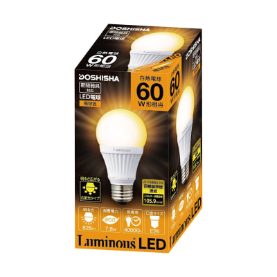 CM-A60GL | LED電球40W／60W広配光 ｴﾙｲｰﾃﾞｨｰﾃﾞﾝｷｭｳ | ルミナス