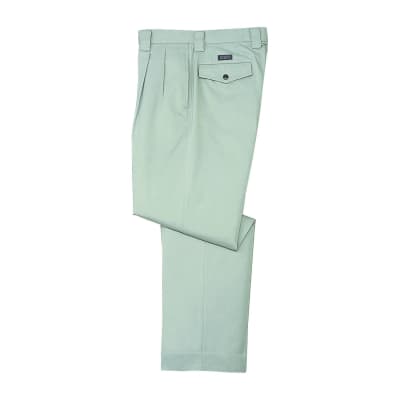 Double-Pleated Pants (for Autumn and Winter / Green, Gray, Blue ...