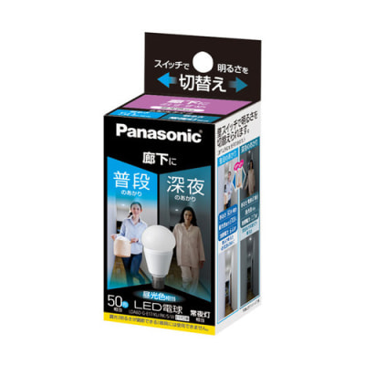 Panasonic LED電球 LDA6D-G-E17/KU/RK/S/W LDA6D-G-E17/KU/RK/S/W | LED電球 小形電球タイプ 明るさ切替え