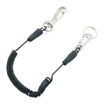 Safety Coil Snap Hook Cord Retractable Coiled Tether Safety Lanyard